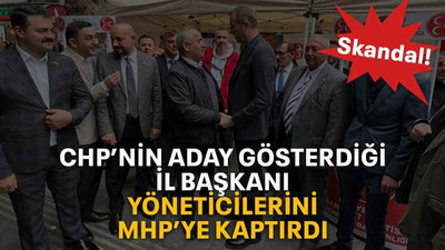 CHP’nin aday gösterdiği il başkanı yöneticilerini MHP’ye kaptırdı